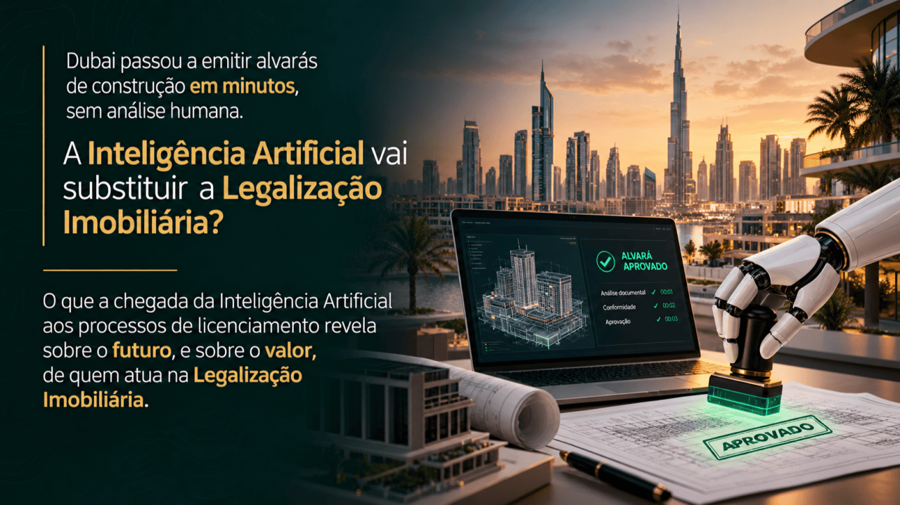 A Inteligência Artificial vai substituir a Legalização Imobiliária?